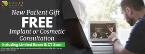 New patient gift - implant or cosmetic consultation