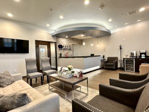 Office reception area